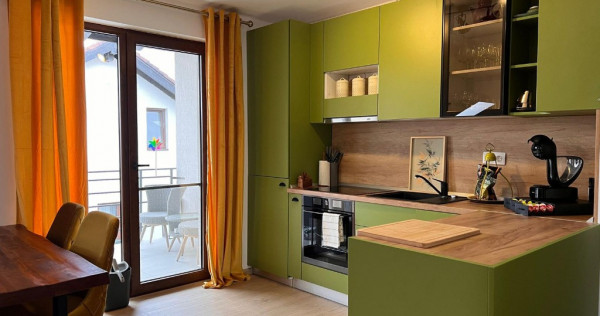 Apartament 2 camere &icirc;n Ghimbav &ndash; Stil, confort și priveliște de vis