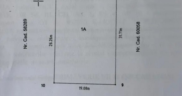 Teren intravilan Caracal-zonă rezidențială 600mp