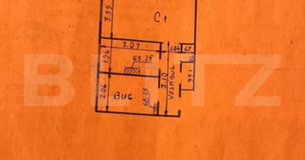 Apartament 2 camere, 48 mp, zona Podu Ros