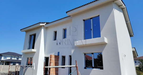 Duplex 4 camere - dormitor la parter - teren 370 mp