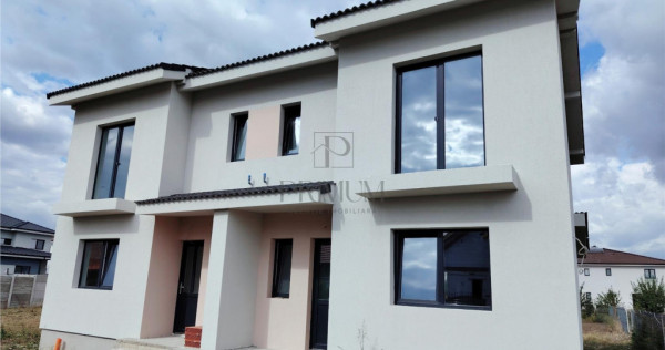 Duplex 4 camere - dormitor la parter - teren 370 mp