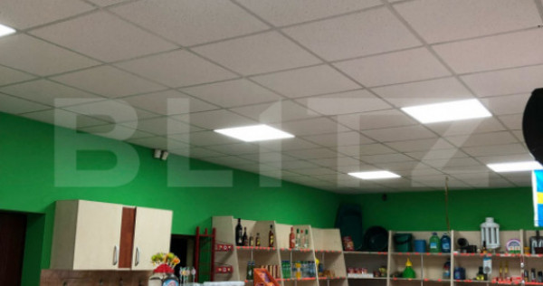 Magazin sătesc cu terasă, centrul satului Feldioara&ndash; pri