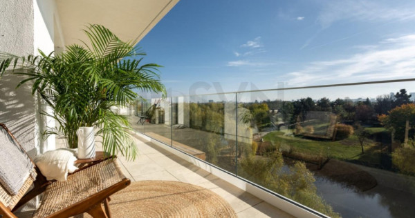 PENTHOUSE SUPERB l MOBILAT DESIGN l TERASA l VEDERE LAC P...