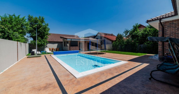 Casa pe parter premium cu piscina in Chisoda independenta...