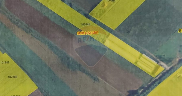 Teren 9,500 mp cu sere si utilitati langa DN 14