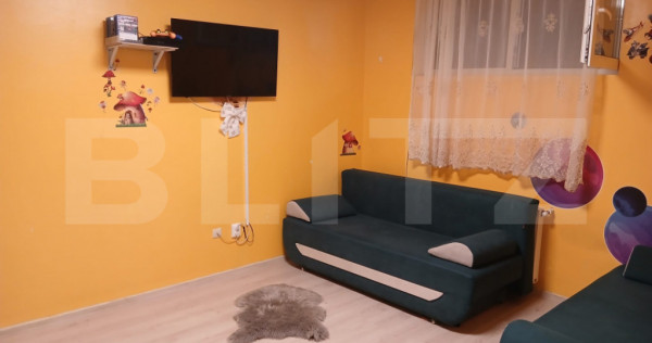 Apartament 54 mp, demisol, zona Turda Noua