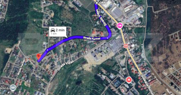 Teren intravilan, 900 mp, Bucium - Reper Freya