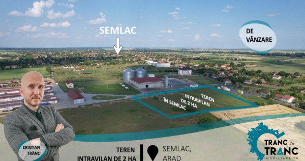Teren intravilan pretabil parc fotovoltaic, de 2 ha &icirc;n Seml