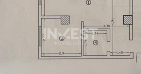 Apartament 3 camere-Bloc nou-etaj intermediar