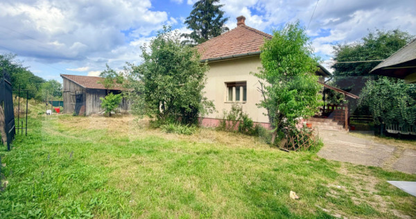 Proprietate cu două case, 145 mp, anexe si teren 1.300 mp,