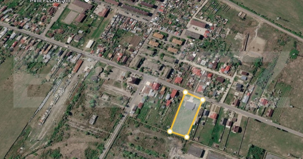 Hală de vanzare, 300 mp, teren intravilan 4.650 mp &ndash; zon