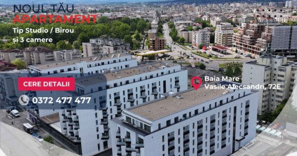 COMISION 0% - Apartament de Tip Studio - 3 Camere - Vasile Alecsandri