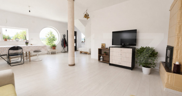 Casă P+M, 144 mp, teren 1.458 mp, zona Pucioasa