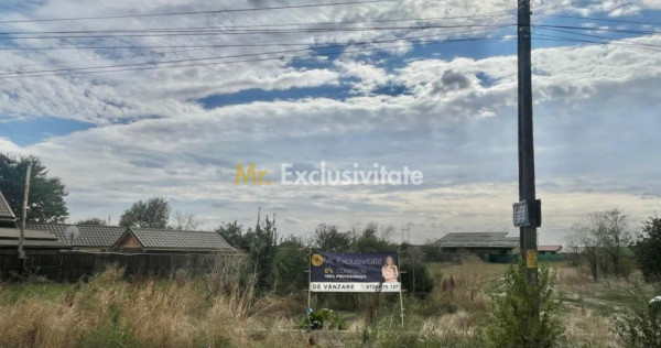 Teren cu proiect de casa pe parter langa Bucuresti
