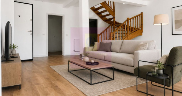 Casă tip duplex, curte libera 250mp, Mogoșoaia