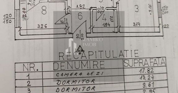 Apartament cu 3 camere, Auchan Titan/ 1 Dec 1918, DE RENOVAT