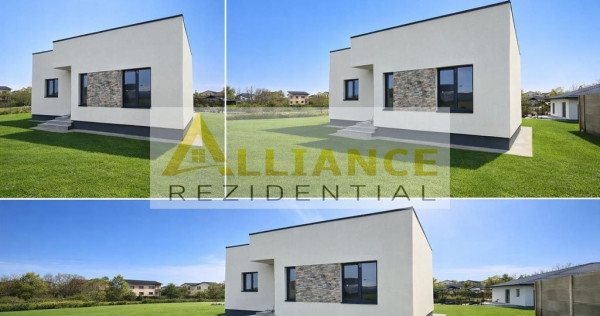 Casa individuala - 3 camere - 2 bai - 378 mp teren