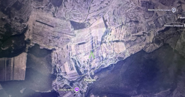 Teren intravilan, suprafata 2900mp, front la drum 25,6m, dup