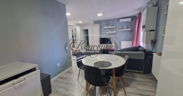 Apartament 2 camere cu balcon și garaj, la c&acirc;teva minute d