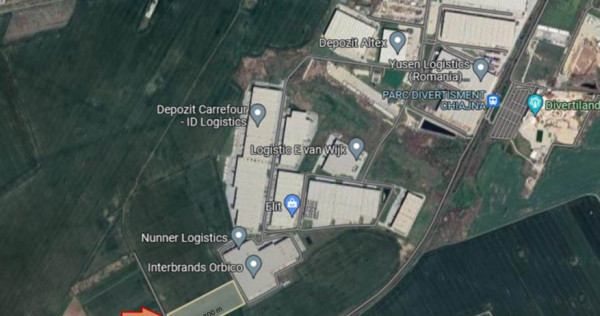 Teren construcții industriale 14000mp, A1-Centura, Domnești, Tarlaua 7