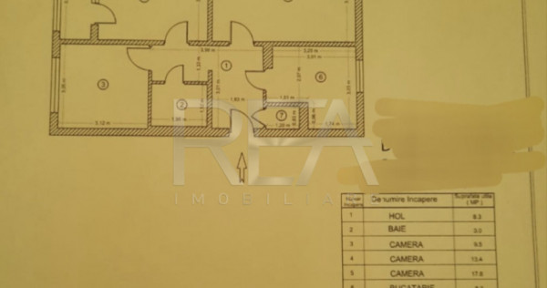 3 camere, decomandat, 2 balcoane, centrala, boxa-Drumul Tabe