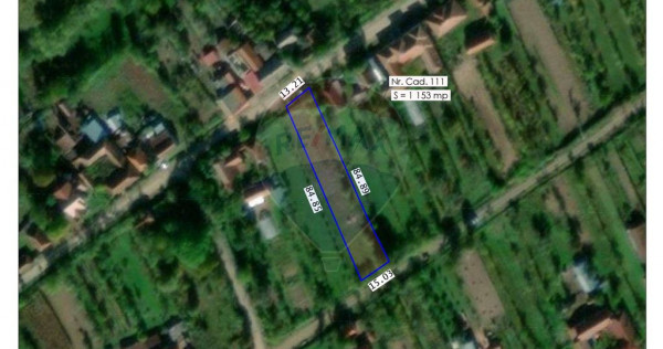 Teren Intravilan de V&acirc;nzare 1153mp, l&acirc;ngă Beiuș