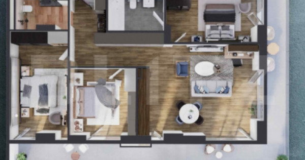 Apartament 4 camere, 91.50 mp, zona RIVUS, COMISION 0