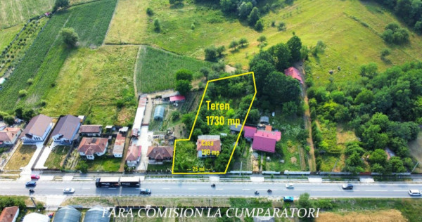 CASA CU TEREN 1730 MP UTILITATI RACORDATE