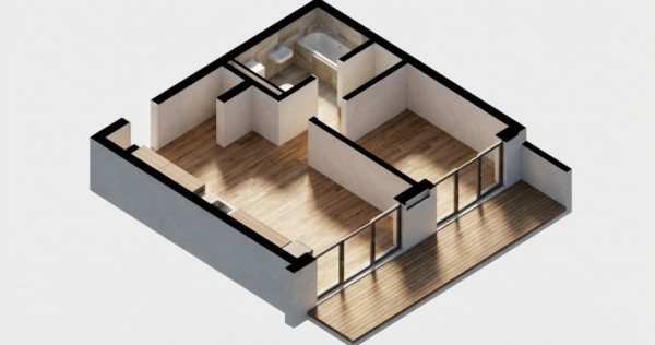 OPORTUNITATE! Ansamblu NZEB! 2 Camere si terasa, Dambul-Rotu