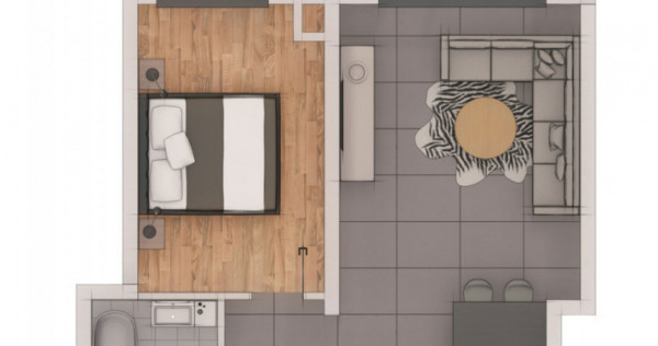 Apartament 2 camere, 48,42mp, ansamblu NZEB, zona Terra