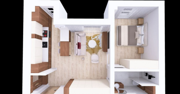 Apartament 2 camere, 48 mp ,zona Tineretului/New City, Flor