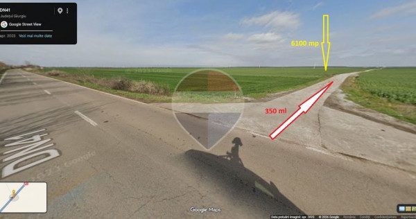 Teren extrvilan agricol de 6,100 mp - Comana / Giurgiu