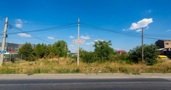 Teren intravilan de 5000 mp cu deschidere la Soseaua Giurgiu