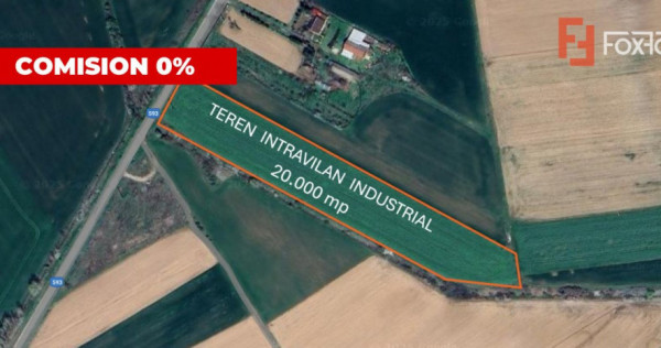 COMISION 0% Teren intravilan de 20.000 mp, front de 52 ml, z