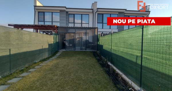 Casa insiruita, 4 camere, Sacalaz - arhitectura moderna, 2 l