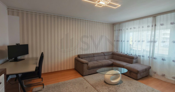 Apartament 4 camere decomandat, Rond Alba Iulia, mobilat, 2 bﾄナ, 2 balcoane
