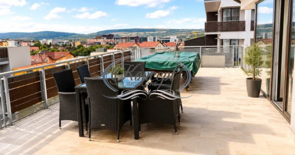 Penthouse cu 4 camere si terasa in Buna Ziua