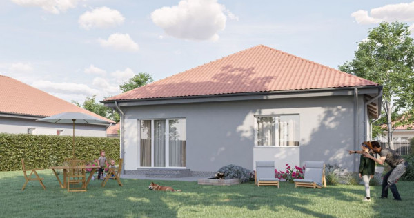 Casă 3 Camere Prejmer | 80 mp | Teren 506 mp | &Icirc;ncălzire Pardoseală