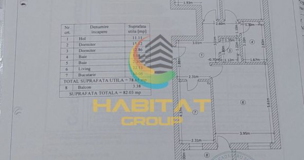 Apartament 3 camere decomandat Mobilat si Utilat!