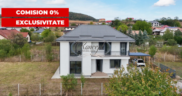 Casa individuala 4 camere, teren 650 mp, Gilau