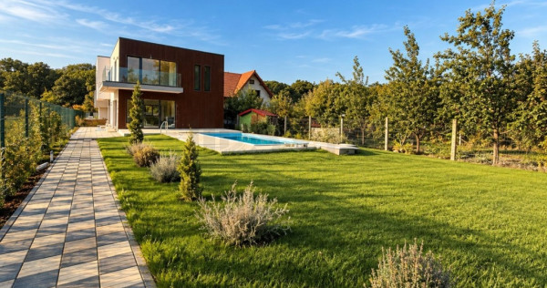 CasДѓ nouДѓ lГўngДѓ PДѓdurea Snagov l teren 875 mp l Piscina