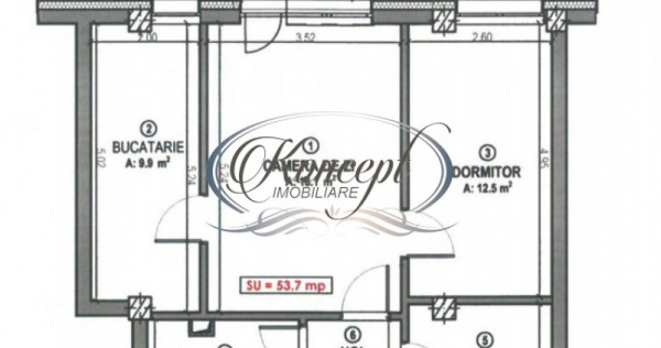 Apartament cu 2 camere si dressing, bloc nou, cu loc de parc