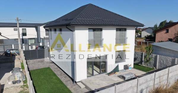 Casa P+E, 140 mp, 4 camere, 3 dormitoare, matrimonial cu baie si dress