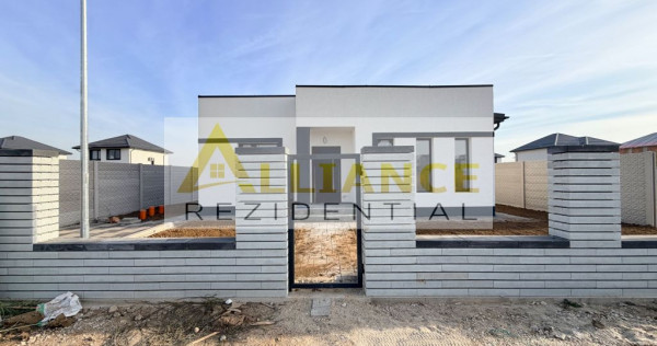 Casa parter gata de mutare, 4 cam, incalzire pardoseala, teren 475mp