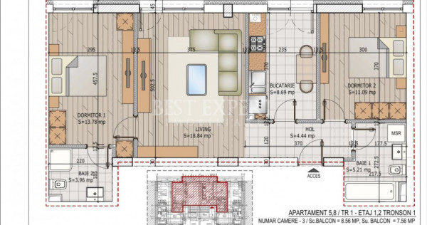 3 Camere Premium | Ansamblu Nou | Theodor Pallady | Comision