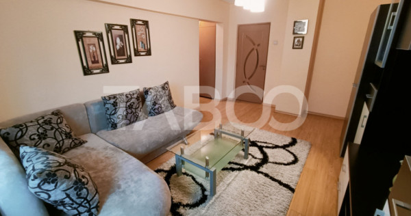 Apartament cu 3 camere 2 bai 63 mp utili etaj 1 in Sibiu zon
