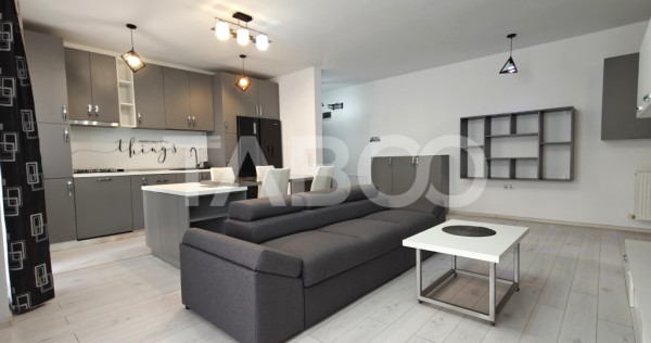 Apartament modern 3 camere - mobilat si utilat - balcon si p