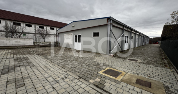 Hala productie de inchiriat 531 mpu cu teren 1103 mp Cristia