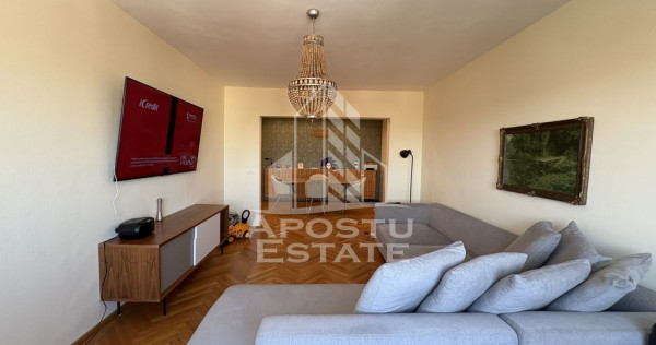 Apartament 3 camere 2 bai, etaj intermediar langa Punctele Cardinale