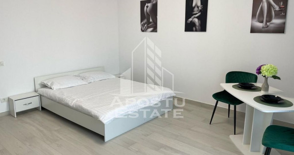Apartament cu 1 camera mobilat si utilat in Giroc la asfalt.